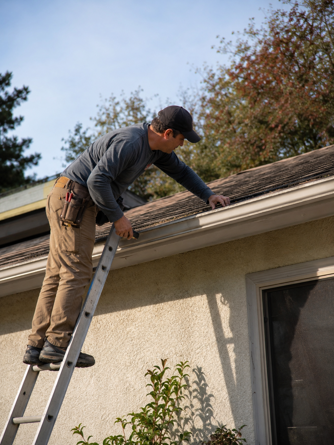 Southwest home exterior with a tile roof